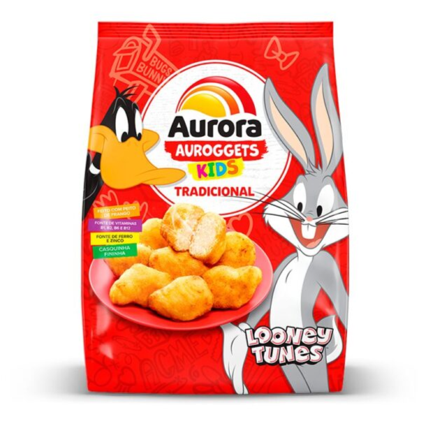 O Auroggets Tradicional já vem pronto para consumo, ideal para suas refeições, lanches e aperitivos. Muito saboroso, crocante e sequinho, não precisa descongelar antes de preparo, basta assar ou fritar.
