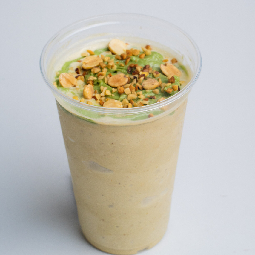 500 ml de sorvete cremoso de Pistache, finalizado com brigadeiro de pistache e castanha de caju.