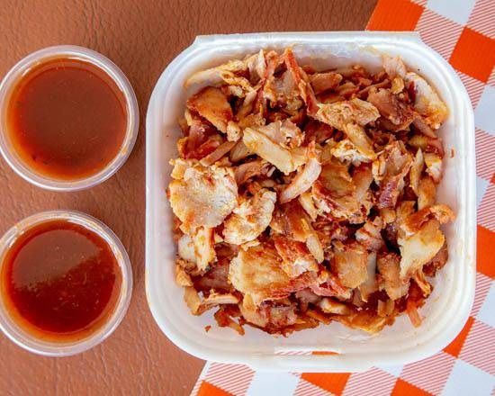 Cuarto de Pollo al Pastor con papas rostizadas