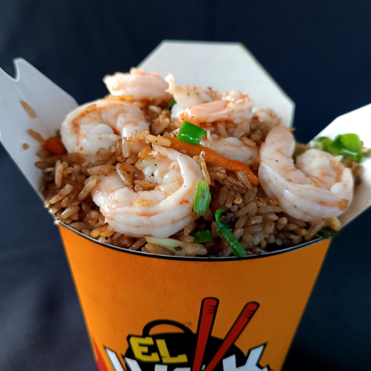 Arroz con camarones