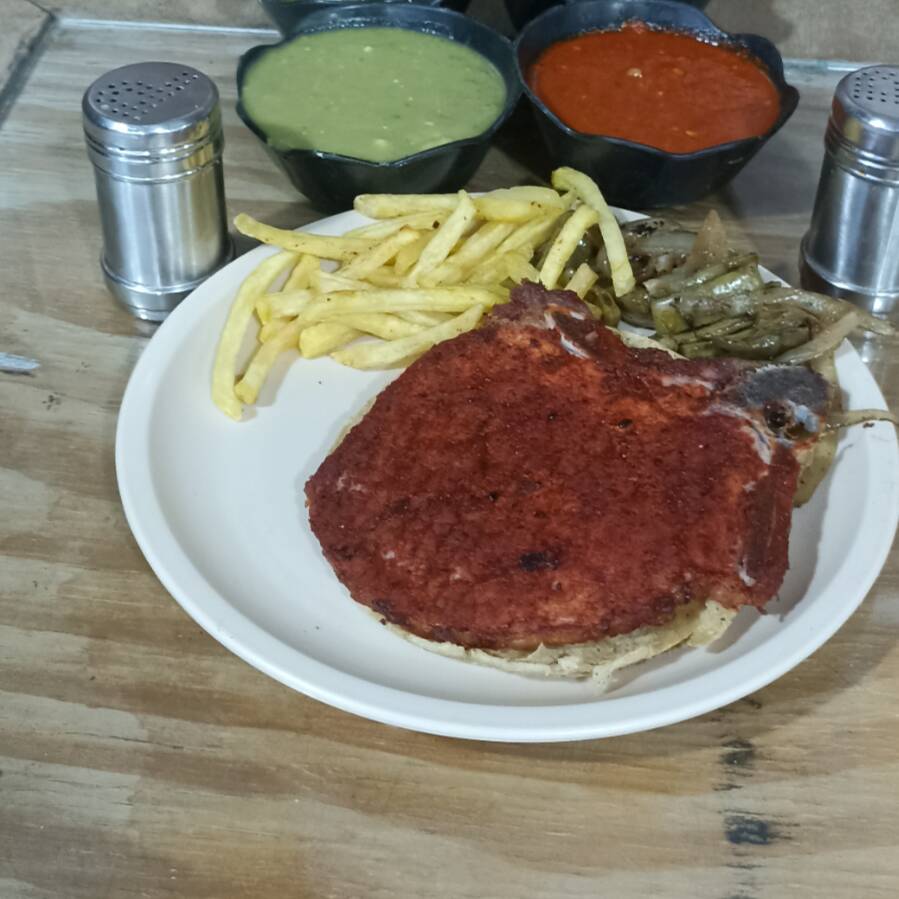 Taco de Chuleta Adobada