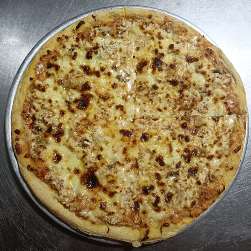 Pizza Pollo Champiñon Tradicional