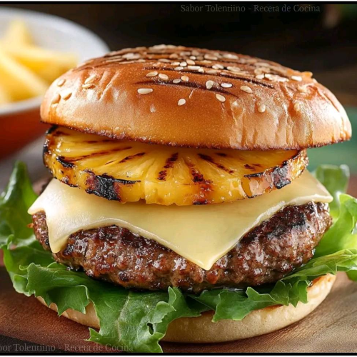 Hamburguesa Hawaiana