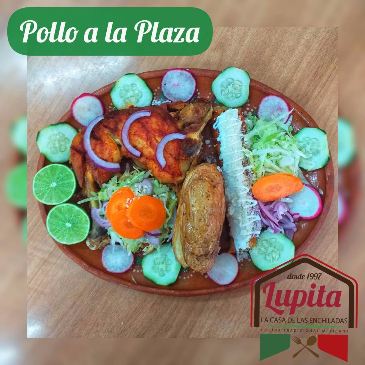 Pollo a la Plaza con Pierna y Muslo
