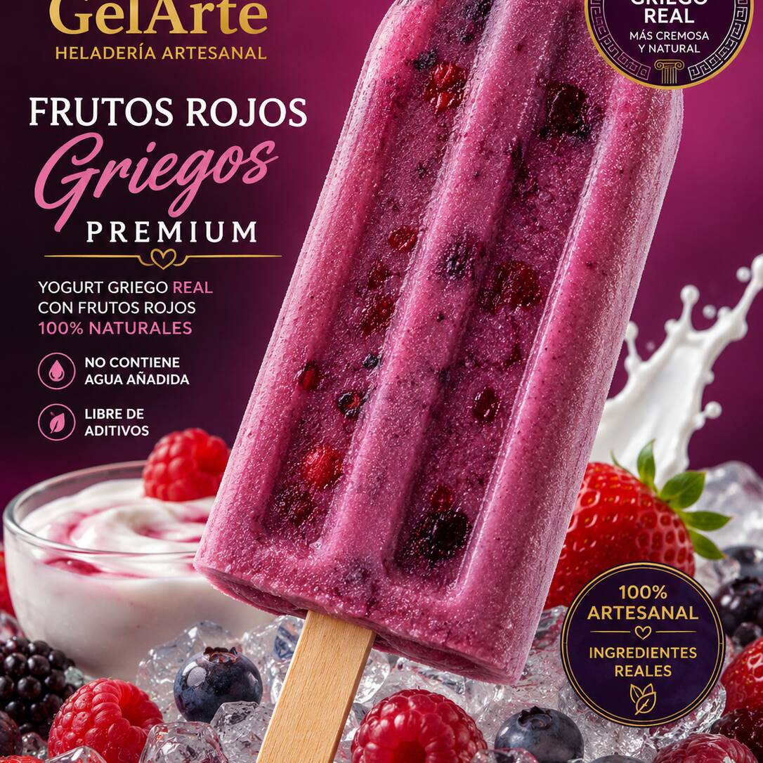 Paleta de Frutos Rojos Griegos Premium