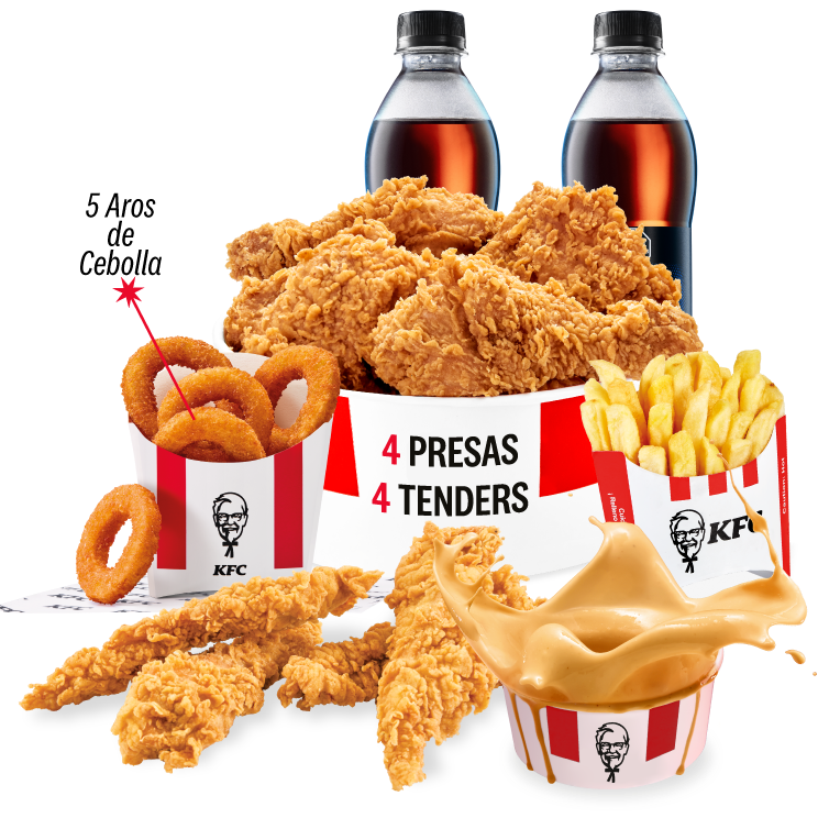 4 Presas Parte y Comparte Tenders