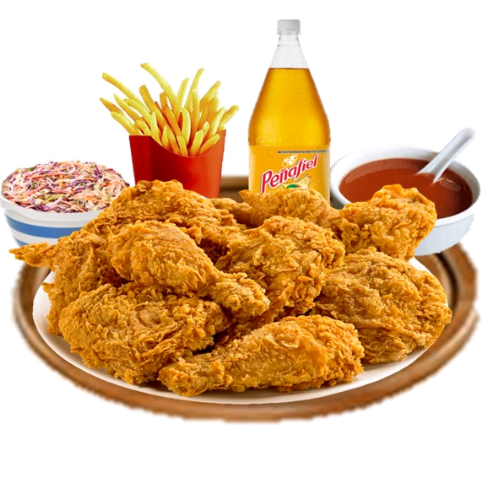 4 Piezas Pollo Campero + Peñafiel 2L