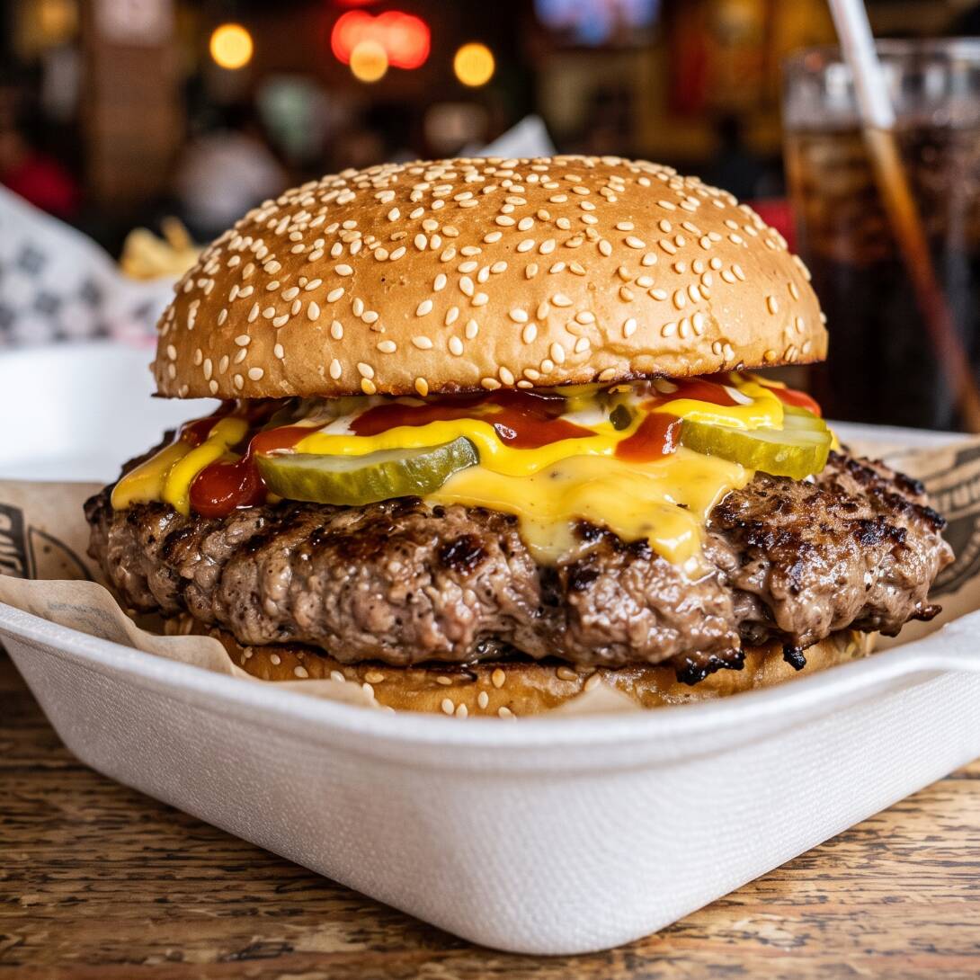 Hamburguesa de Arrachera