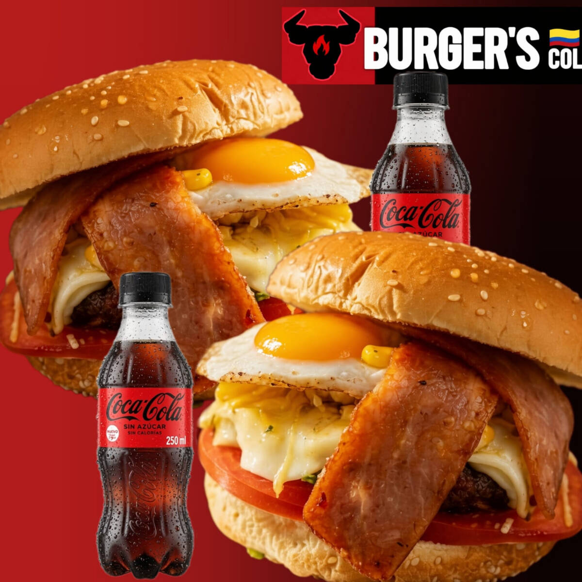 COMBO(2) BURGER´S HOUSE + GASEOSAS 🧨🧨🧨