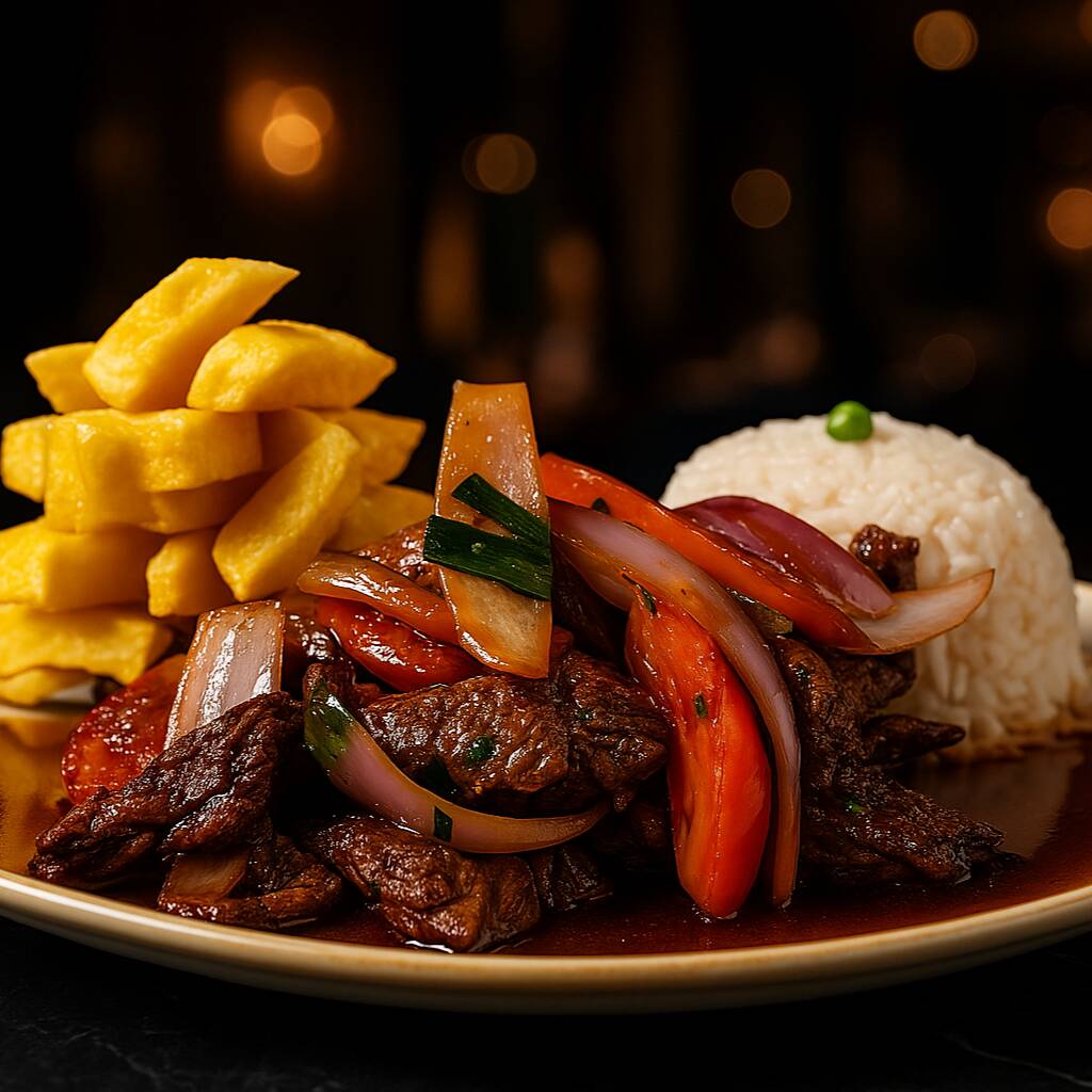 Lomo Saltado más PEPSI