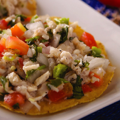 Tostada de Pescado
