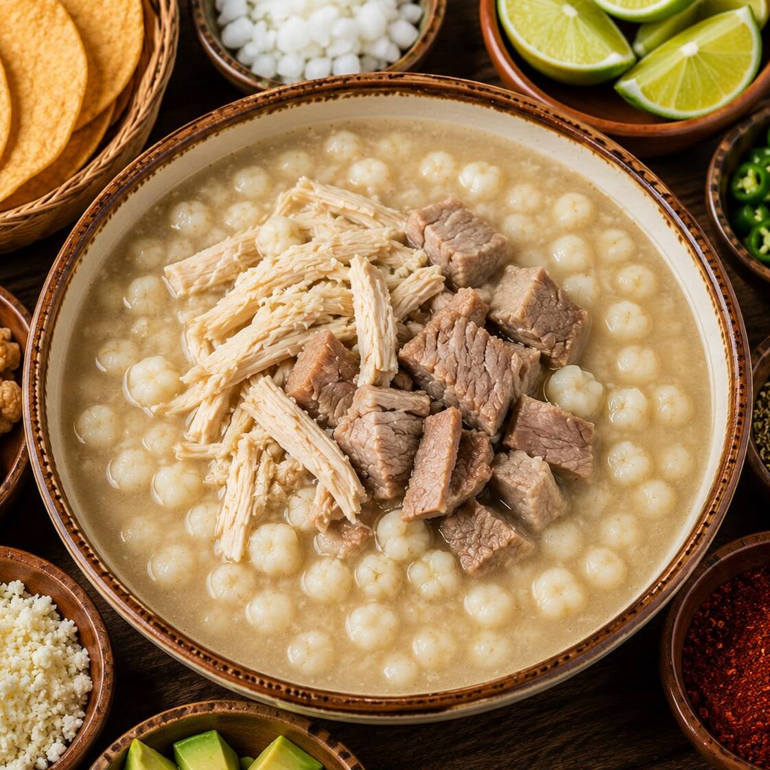 Pozole Blanco Mixto