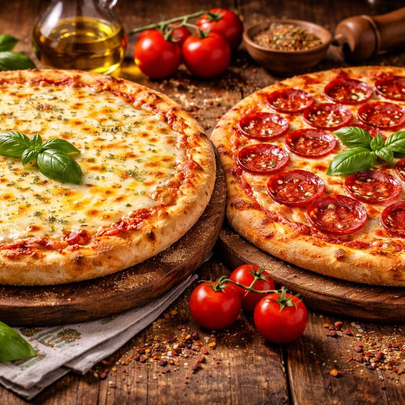 Clone de Pizza Promocional ( Mussarela + Calabresa )