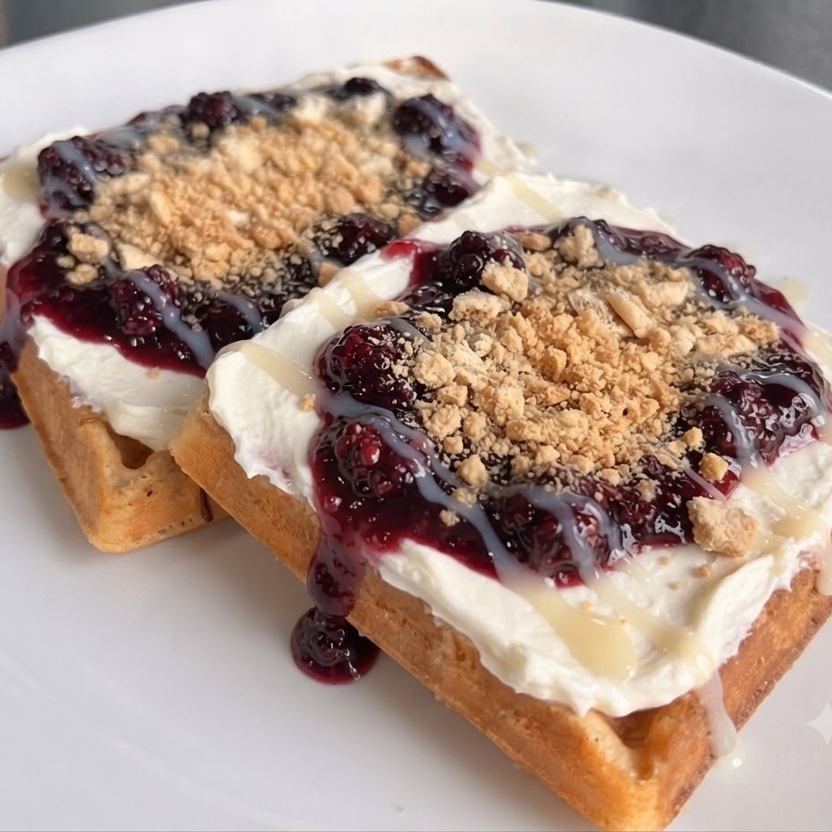 Waffle Cheesecake