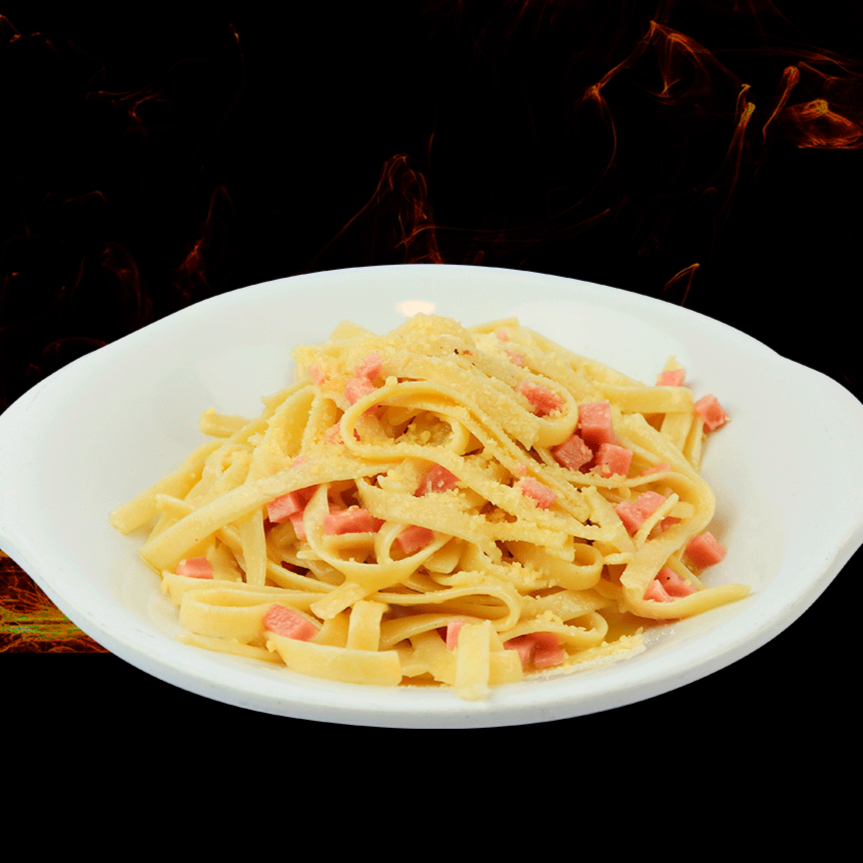 Pasta al Burro con Jamón Media Orden