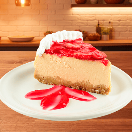 Pay de Queso con Fresas