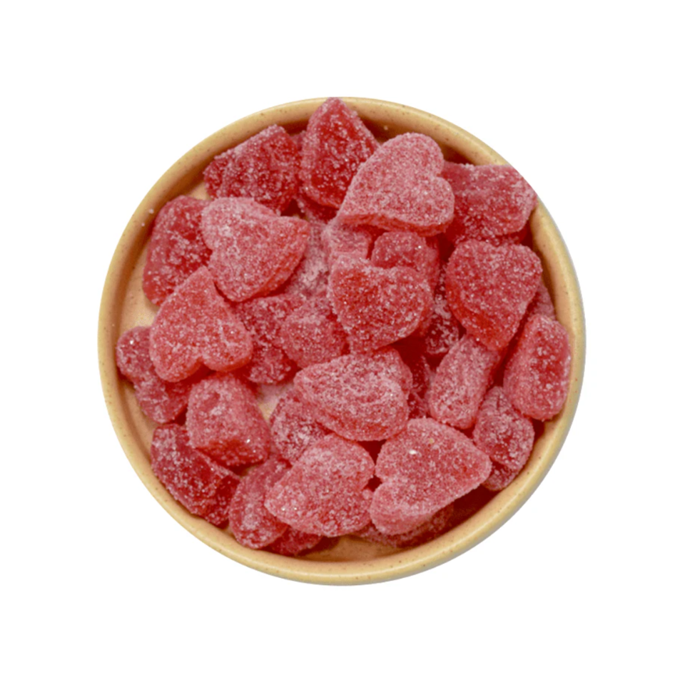 Gomitas de corazones 100 g.