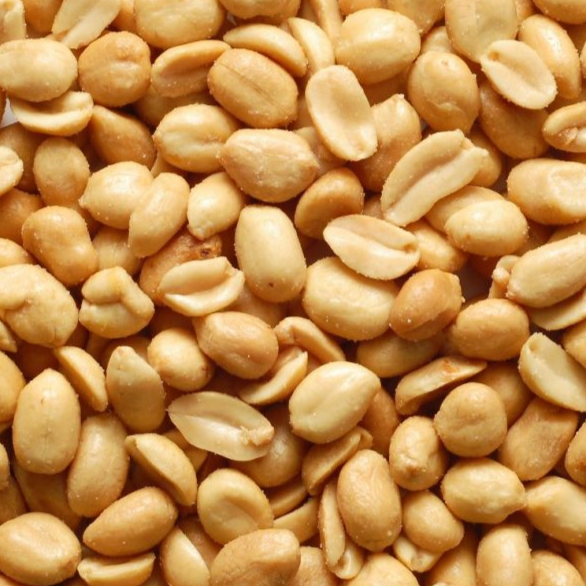 Porción de maní salado