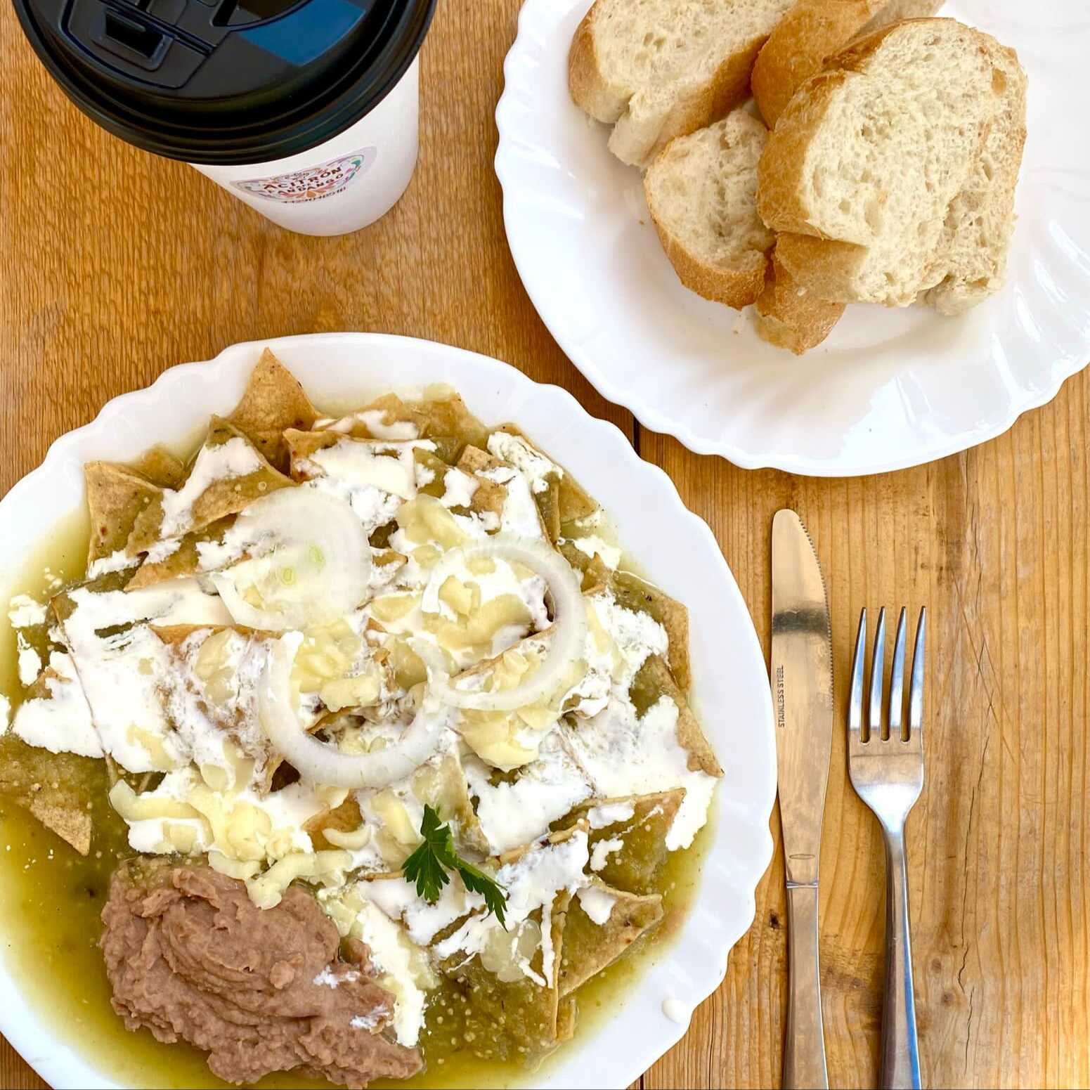 Chilaquiles Verdes Sencillos
