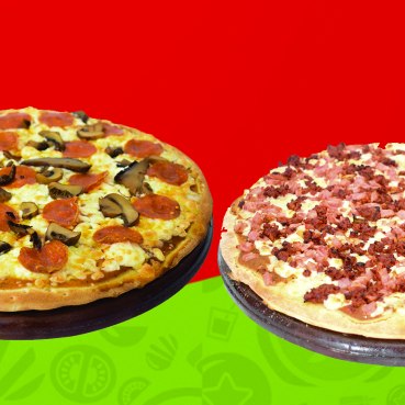 Combo Pareja: Dos Pizzas Medianas