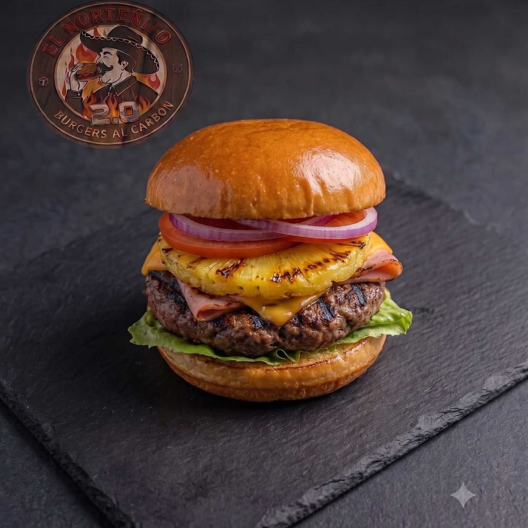 Hamburguesa Hawaiana