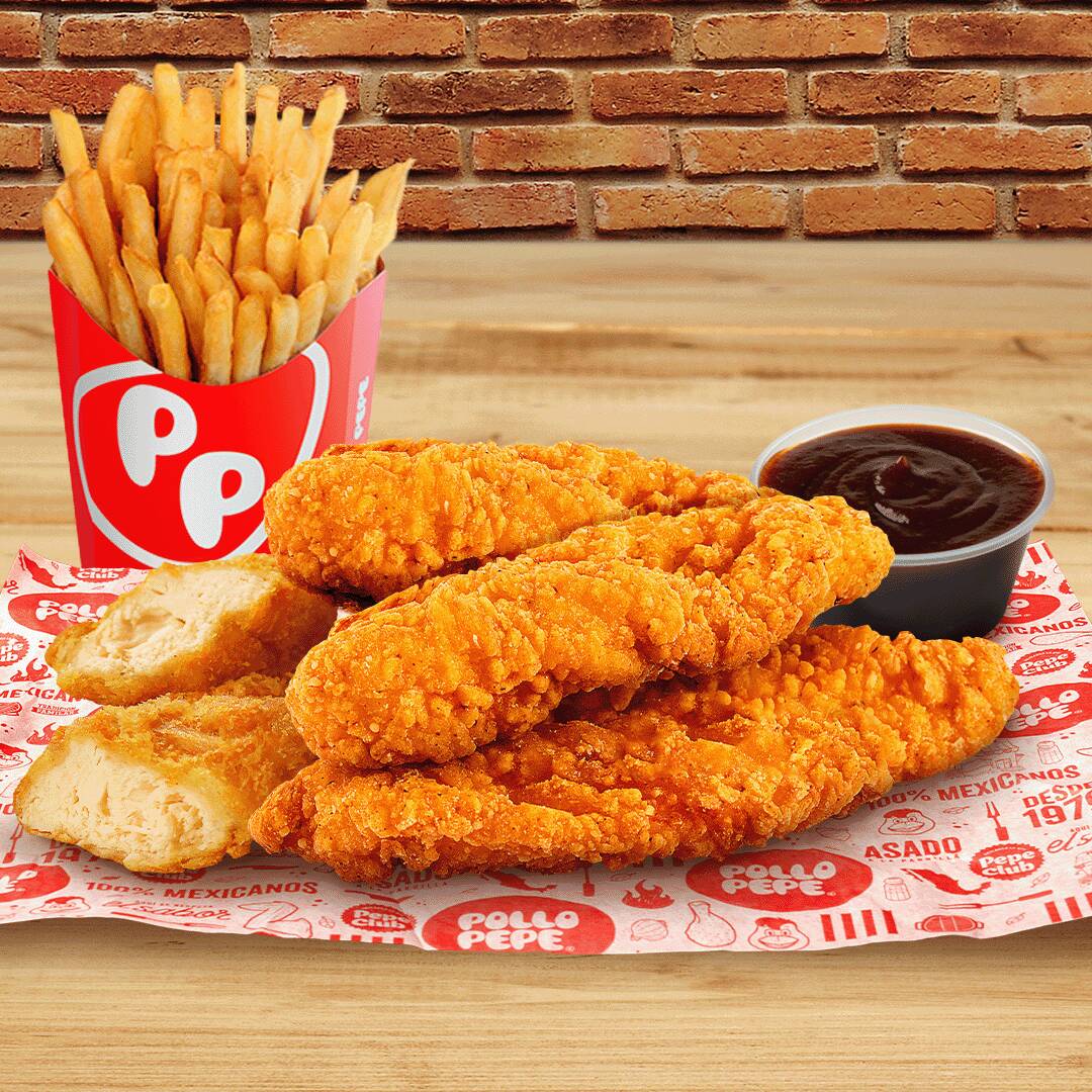 4 Tenders + Papas Medianas