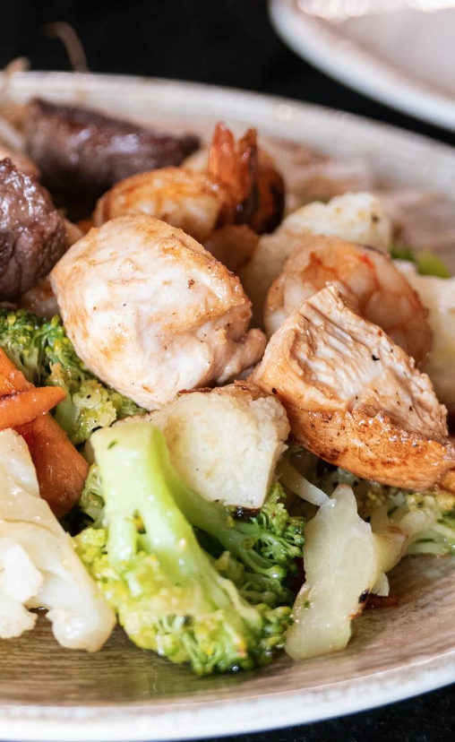 Teppanyaki pollo