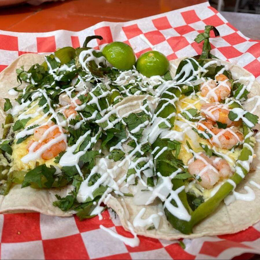TACO CHILACA DE CAMARON