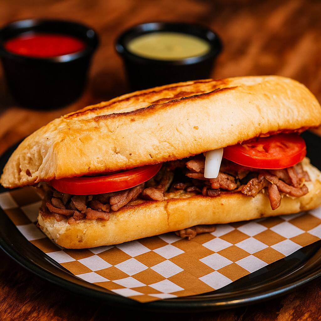 Combo solo: 1 lonche de pastor + 1 horchata 500ml