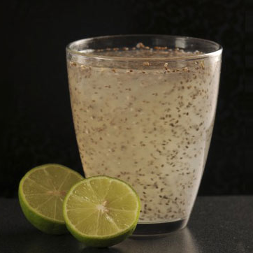 Agua de limon con chia