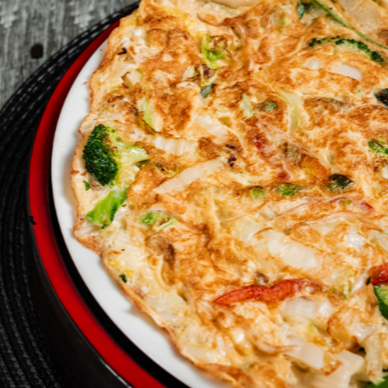 Tortilla de Verduras y Aeropuerto con Carne