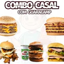 Nesta promoção você monta seu combo casal, com nossos maiores gamburguer com desconto. Escolha dois sanduíches entre: x duplo, x canedo, x picanha, triplo cheddar, top bacon e picanha monster.