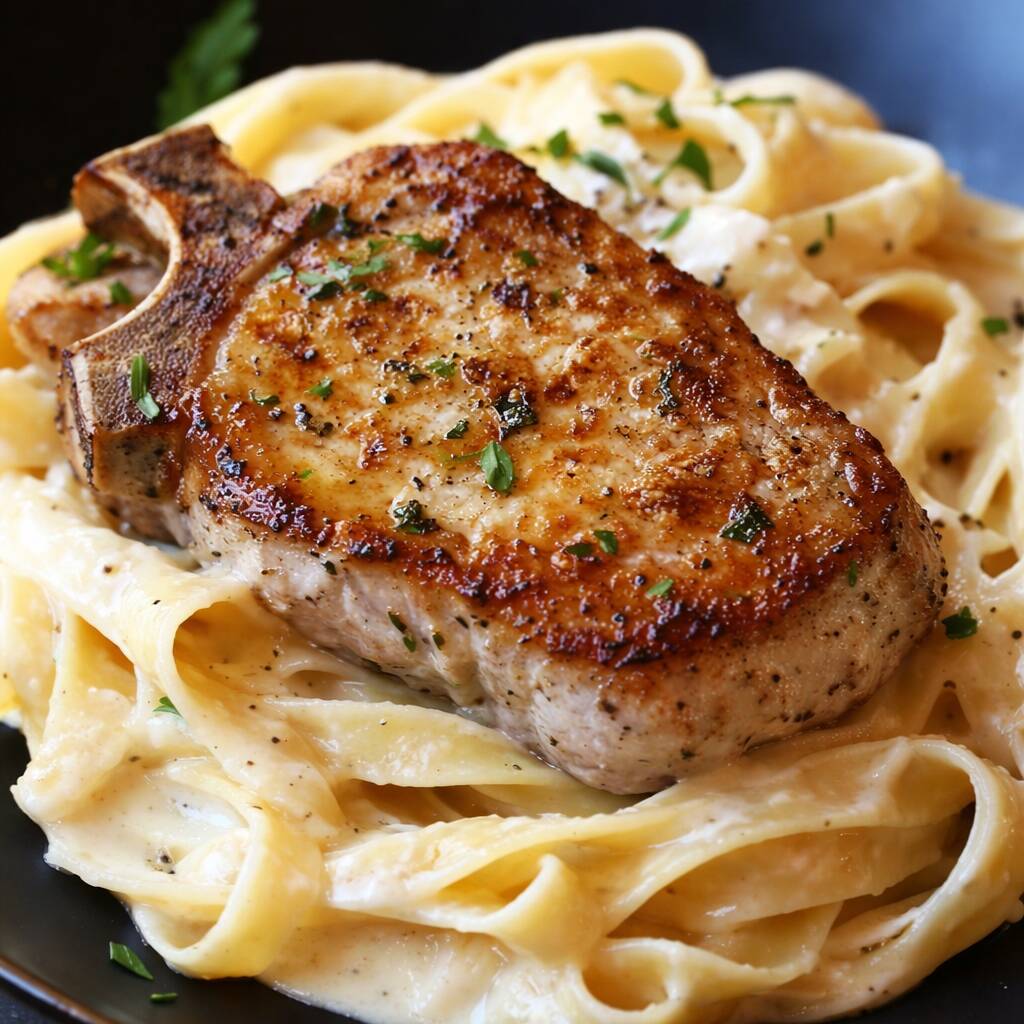 Chuleta Ajo Parmesano