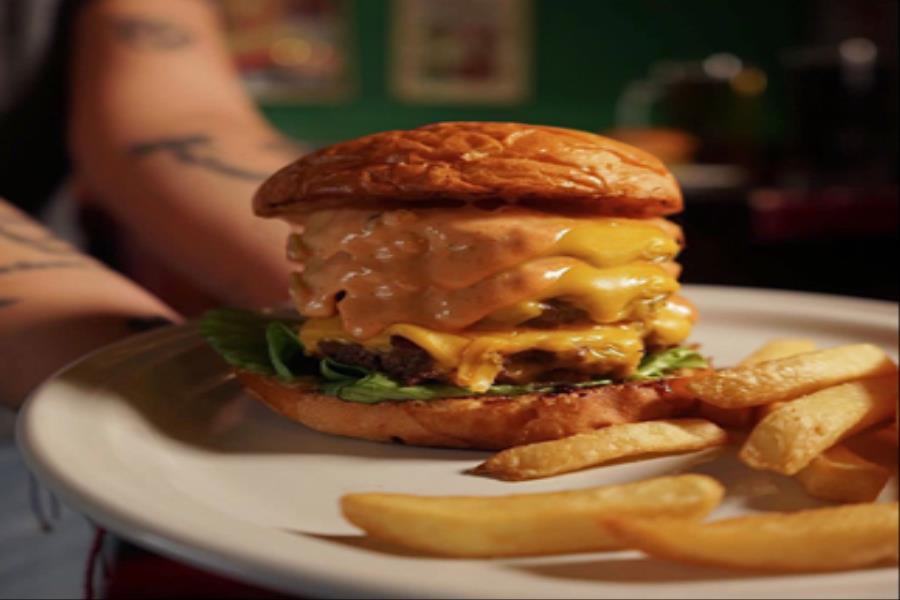 D DOUBLE GRANDPA BURGER