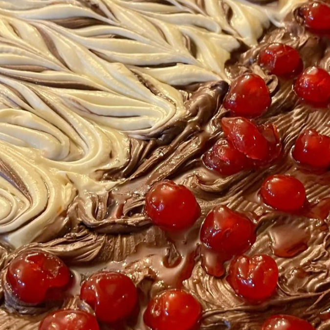 chocolate com granulado