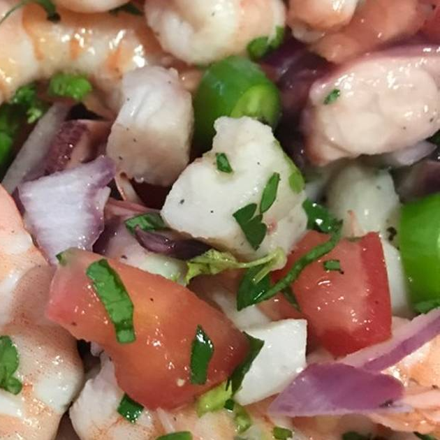 Ceviche de Camarón y Pulpo 1/2 Lt
