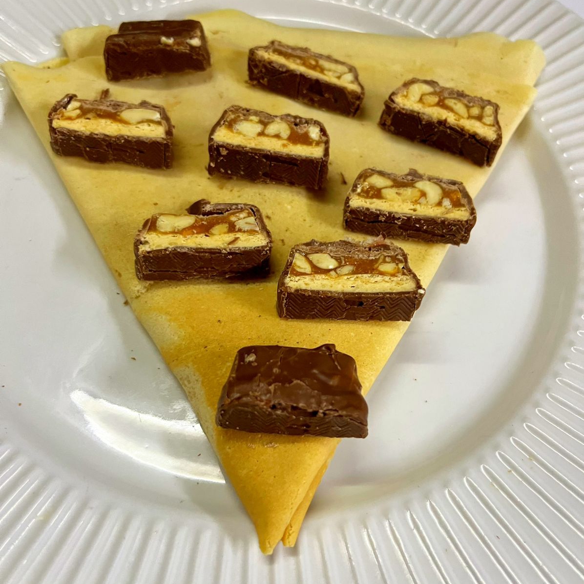 Crepa Chocolate Snickers