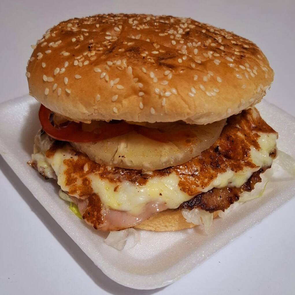 Hamburguesa Jumbo Hawaiiana