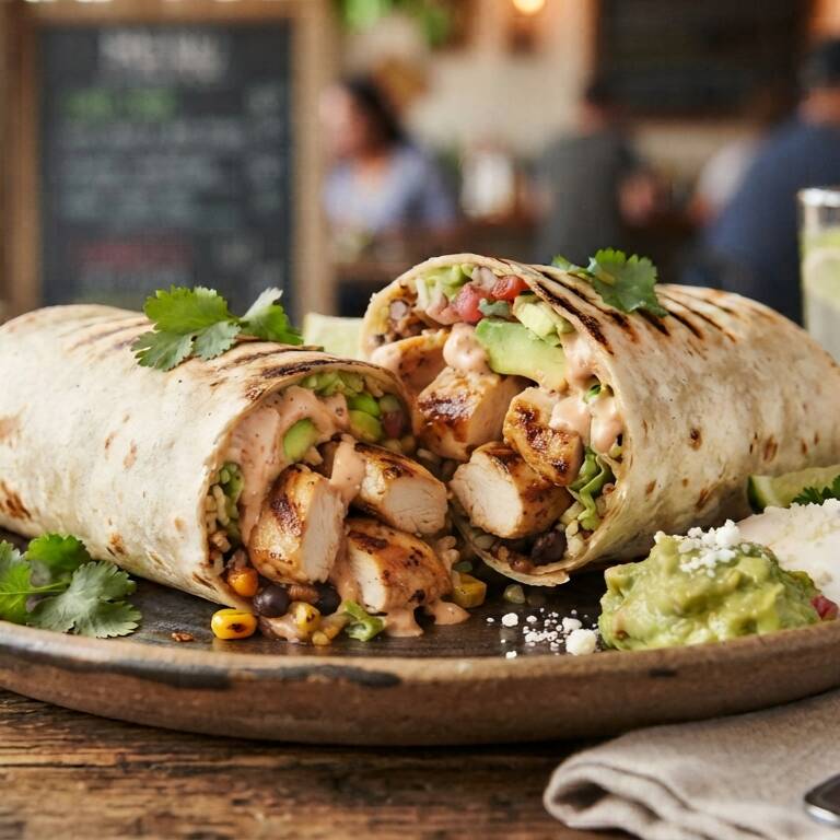 Burrito de Pollo al Pastor