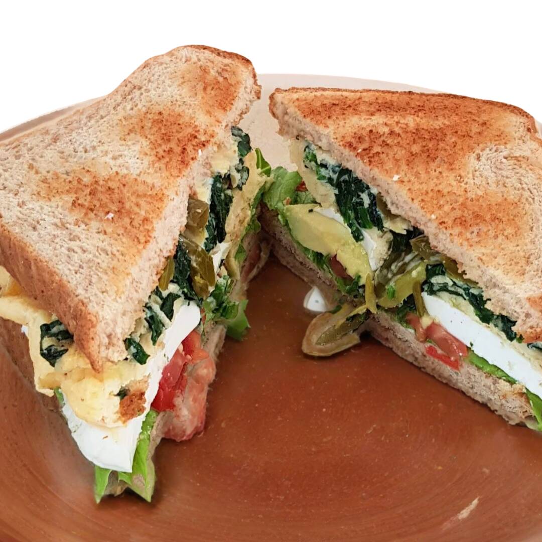 Sándwich De Pechuga De Pavo, Queso Panela o Huevo