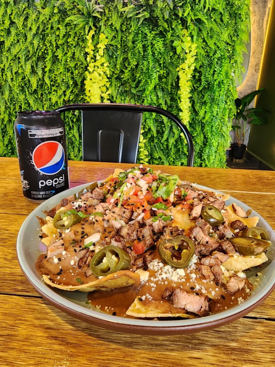 NACHOS CON POLLO