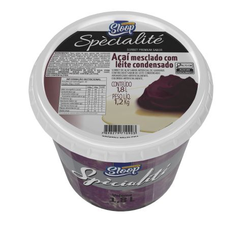 AÇAI COM LEITE CONDENSADO - 1,8 LTRS