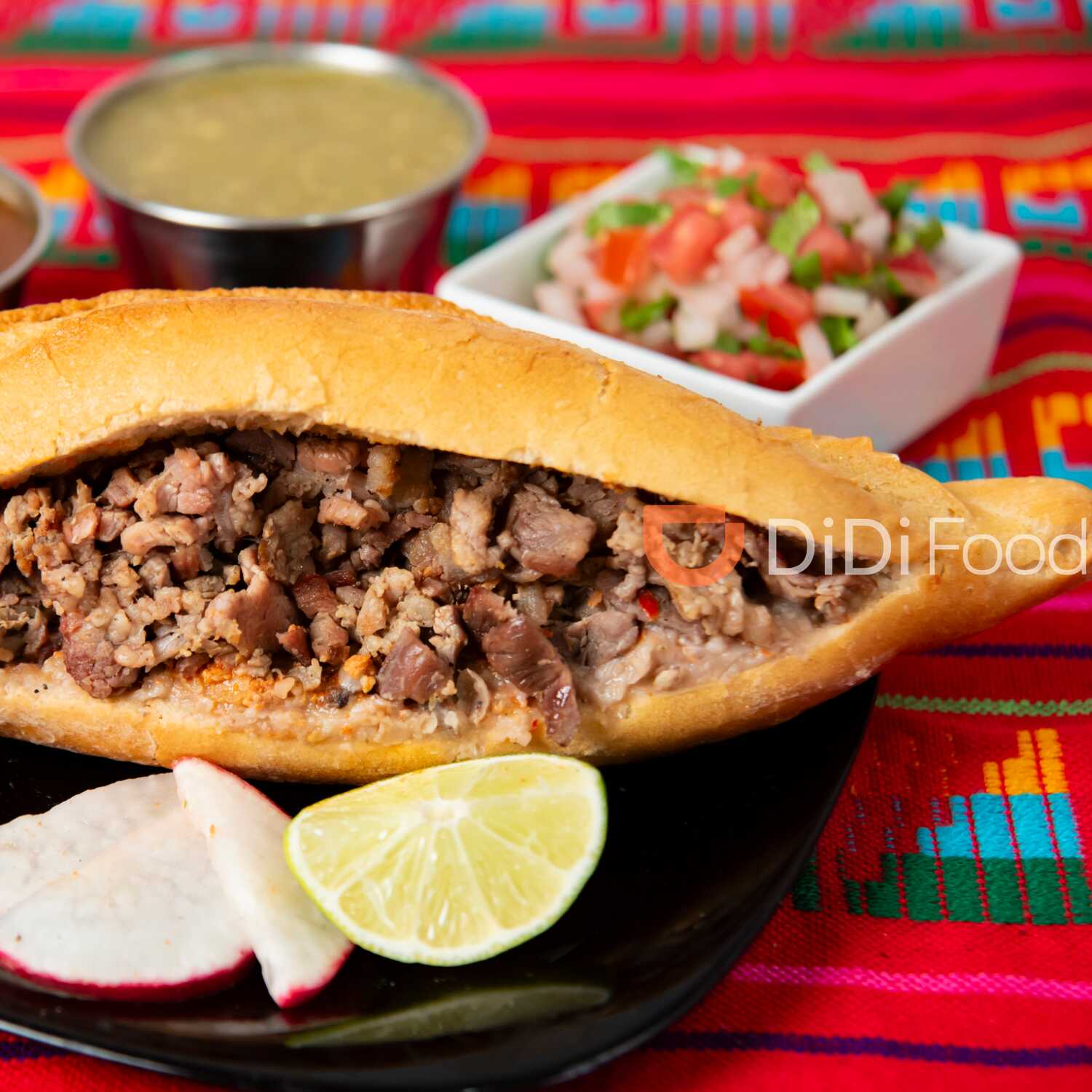 torta bistec + papas fritas