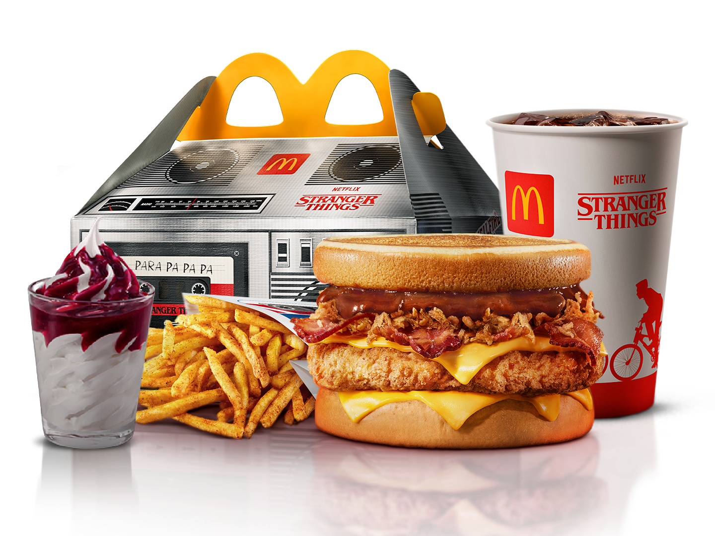 McCombo grande Stranger Things pollo y helado