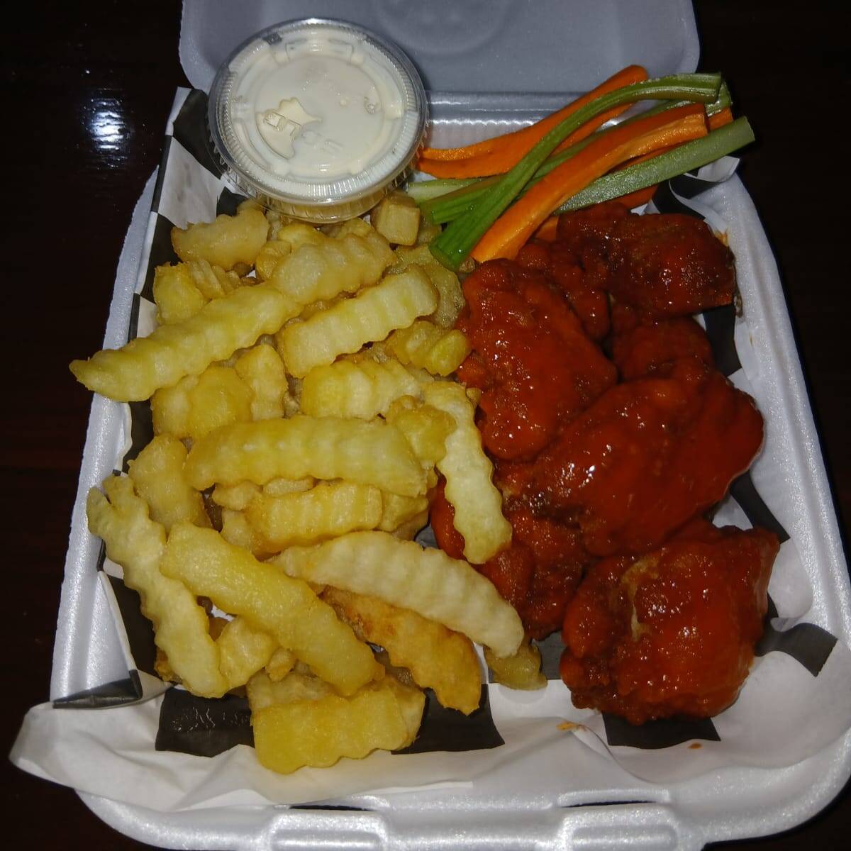 Boneless con Papas