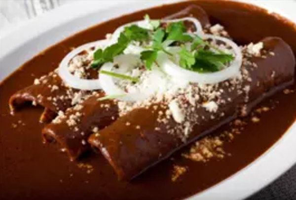 Enchiladas de Mole Poblano