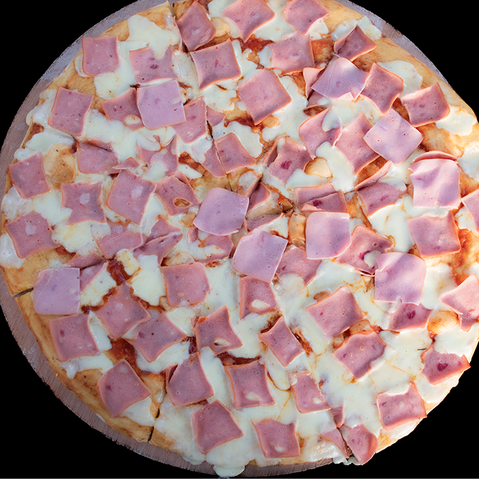 Pizza Grande Jamón y Queso