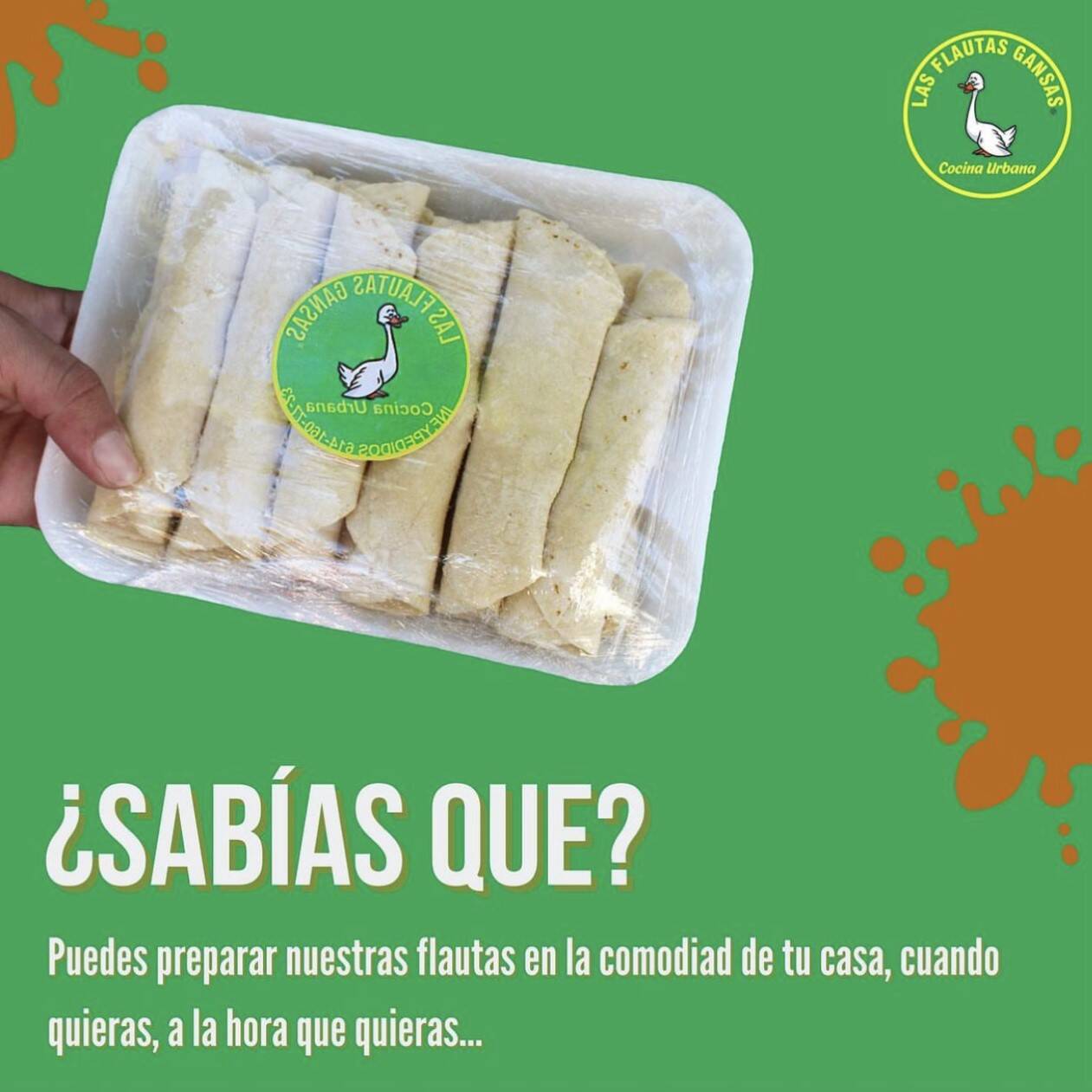 Flautas Para Freír en Casa 12 pzas