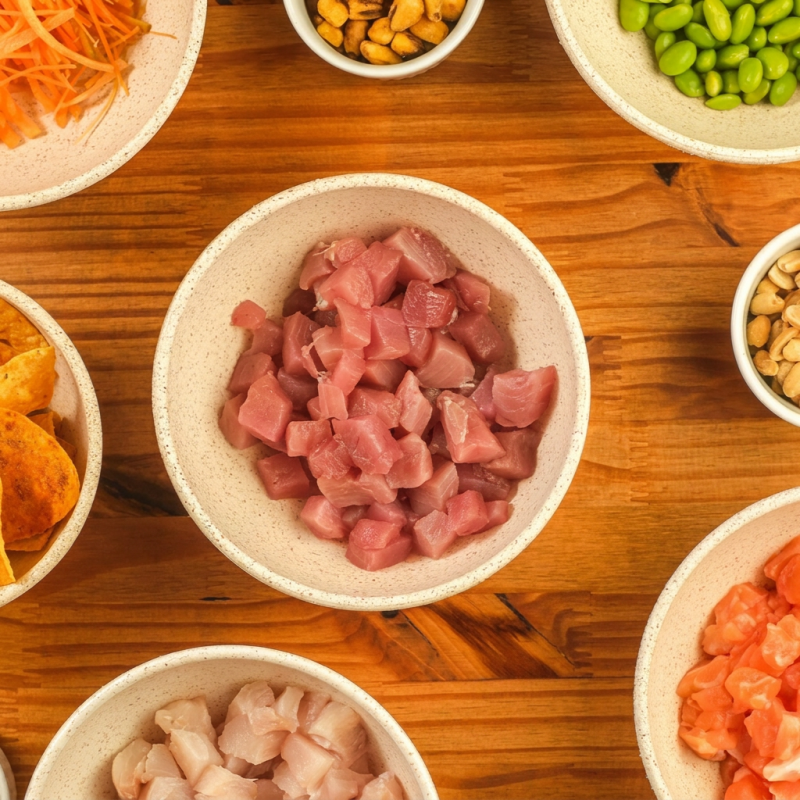 Ingredientes a sua escolha para montar o Big Koapoke perfeito para você!