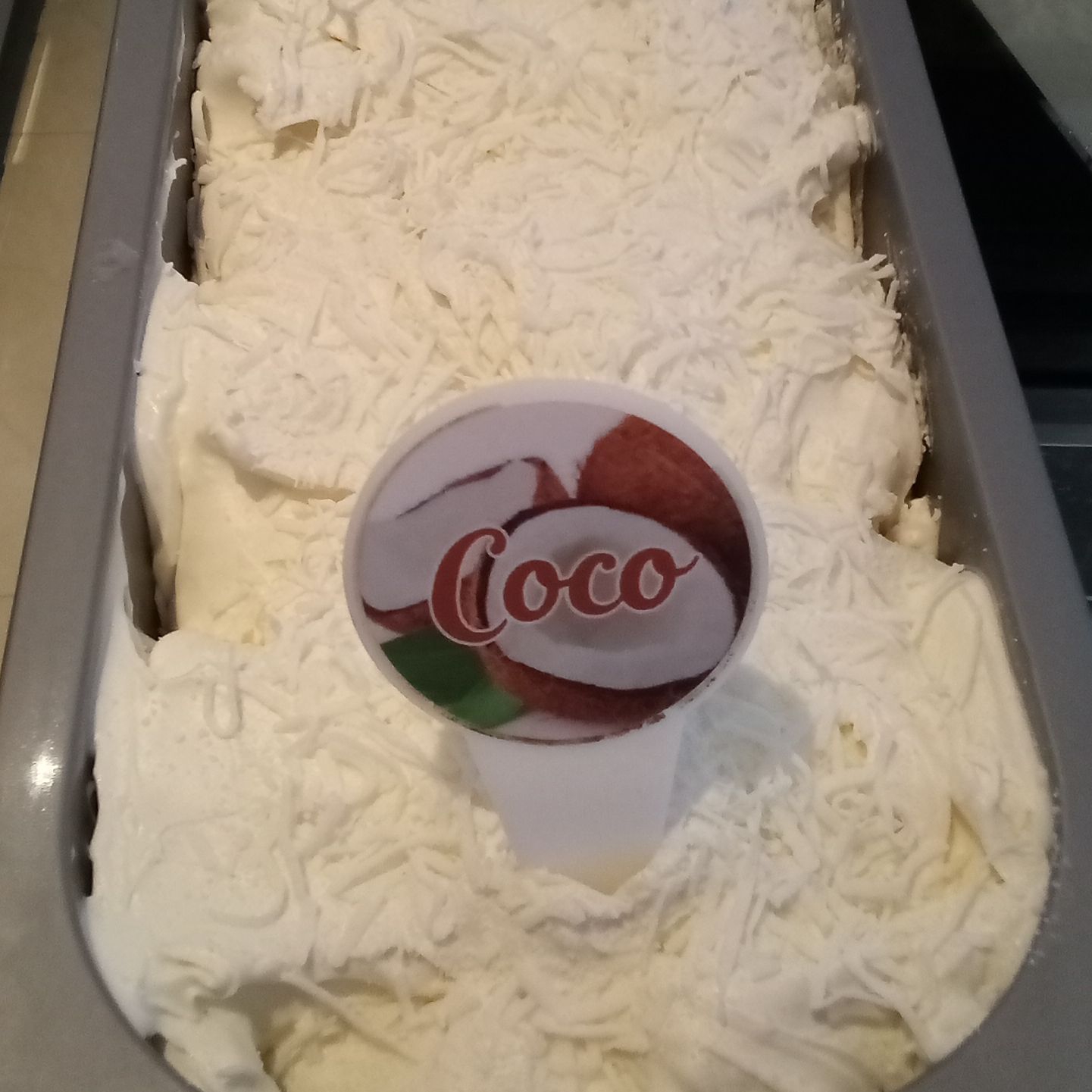 1/2 Galón de Helado Sabor Coco